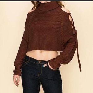 NEW crop sweater